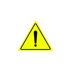 exclamation - caution icon vector design template. eps 10