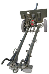 Artillery gun from the World War II age