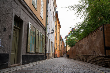 Fototapeta na wymiar Old Town in Stockholm (Gamla Stan)