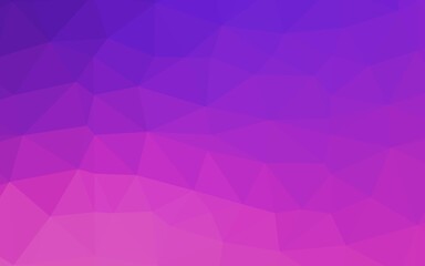 Light Pink, Blue vector blurry triangle template.