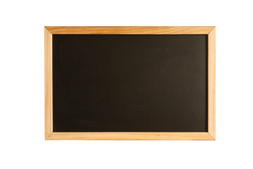 blank blackboard isolated on white with shadow