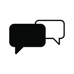 Talk bubble speech icon. Blank empty bubbles vector design elements. Chat on line symbol template. vector illustration.