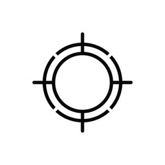 target icon with a white background. eps 10