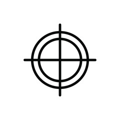 target icon with a white background. eps 10