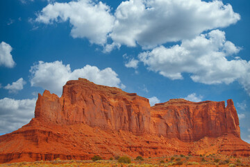Fototapeta na wymiar great rocks at the Monument Valley in Utah,USA
