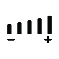 solated volume icon on a white background. Speaker volume mark icon. Simple sign audio volume vector icon. eps 10