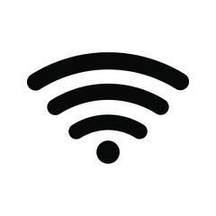 no wifi sign symbol on white background, Wireless wifi icon sign flat design vector illustration set.