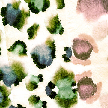 Earthly Colors Spots Distressed Silk. African Print. Snake Print. Cocoa Deep Green Leopard Skin. Brown Forest Green Snake Skin. Chocolate Emerald Green Savannah Print. Giraffe Pattern.