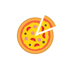 pizza icon vector illustration design