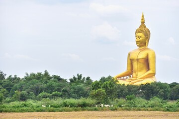 Giant Buddha of Wat Muang in Ang Thong Province, Thailand