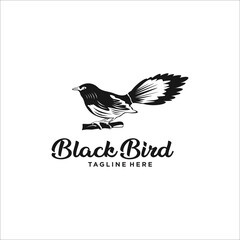 bird logo silhouette icon