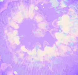 Pastel Hippie Shirt. Abstract Circle Pattern. 