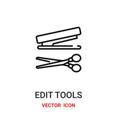 Edit tool vector icon. Modern, simple flat vector illustration for website or mobile app.Edit tool symbol, logo illustration. Pixel perfect vector graphics	