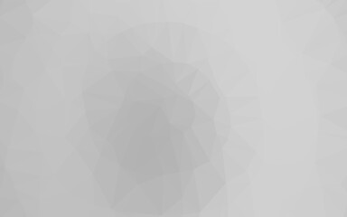 Light Silver, Gray vector polygonal pattern.
