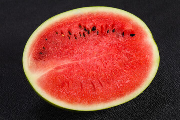 Ripe sweet juicy Half watermelon