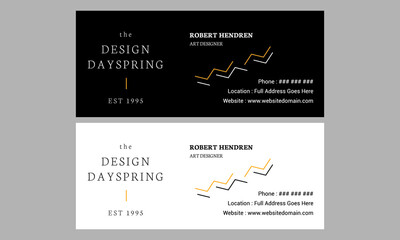 Professional & modern email signature design