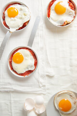 fried egg in a bowl