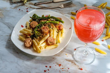 Italian Sausage Penne Broccolini