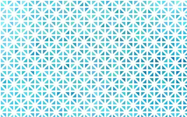 Light BLUE vector template with crystals, triangles.