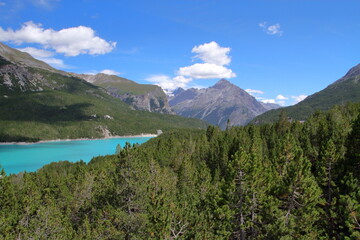 LAGO DI CANCANO IN VALTELLINAITALIA, CANCANO LAKE IN VALTELLINA VALLEY ITALY 