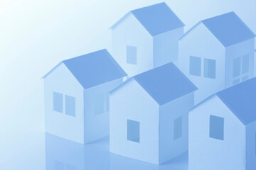 ペーパークラフトの家