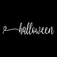 Halloween typography editable vector design