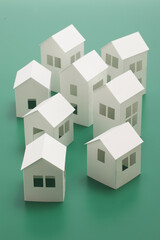 ペーパークラフトの家