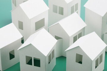 ペーパークラフトの家