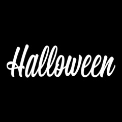 Halloween typography editable vector design