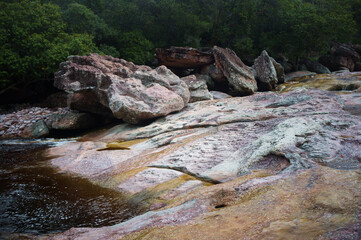 stream in the mountains