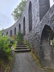 Naklejka premium Scottish Ruins of Tower in Oban