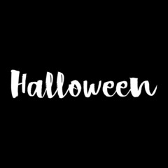 Halloween typography editable vector design