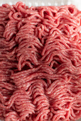 raw minced meat food background 
