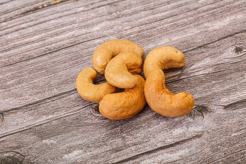 Natural organic Cashew nut heap