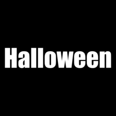 Halloween typography editable vector design