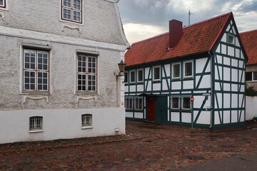 In the City of Klaipeda, Baltic States, Lithuania in Europe