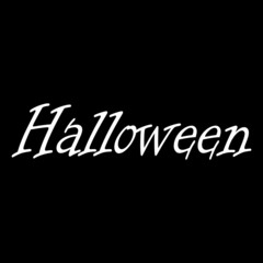 Halloween typography editable vector design
