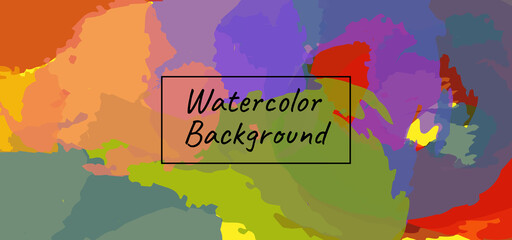 Obraz premium Abstract watercolor background design for banner and element texture