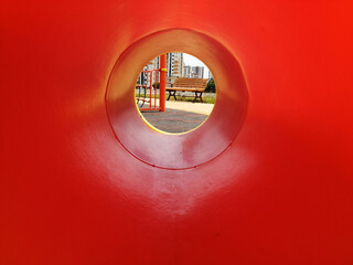 children's playground in the park