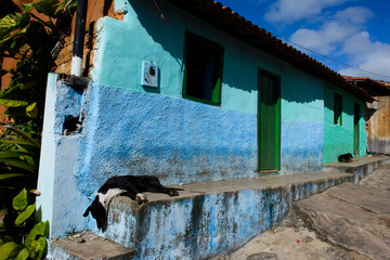 old house in the village