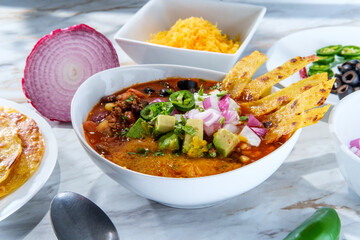 Mexican Beef Taco Soup