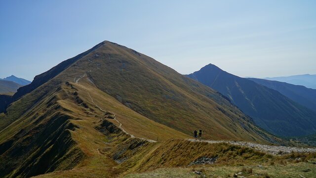 G&oacute;ry Tatry Starorobociański Wierch jesienią