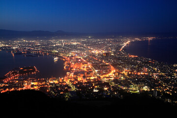 Fototapeta na wymiar 函館山からの眺望