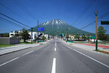羊蹄山と真狩村