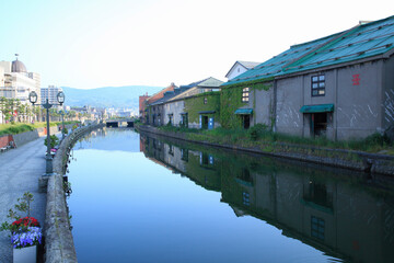 小樽運河の朝