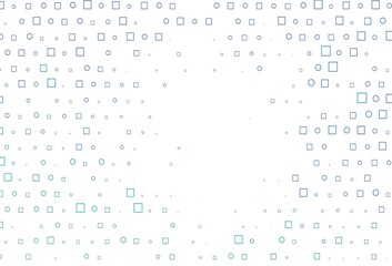 Light Blue, Green vector backdrop with dots, spots, cubes.