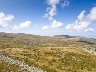 Aerial view of Landscape of Vitosha Mountain, Bulgaria