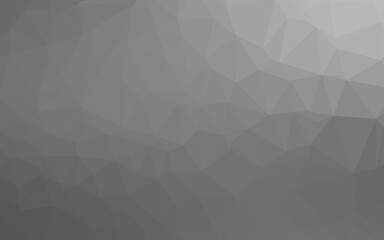 Light Silver, Gray vector low poly texture.