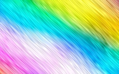 Light Multicolor, Rainbow vector background with lava shapes.