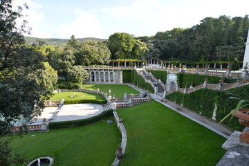 Fototapeta na wymiar Trieste Castello di Miramare